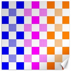 Checkerboard Again 9 Checkerboard Again 9 Canvas 16  X 16  by impacteesstreetwearseven