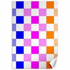 Checkerboard Again 9 Checkerboard Again 9 Canvas 20  X 30  by impacteesstreetwearseven