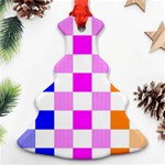 Checkerboard Again 9 Checkerboard Again 9 Ornament (Christmas Tree)  Front