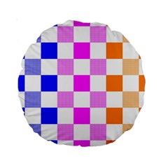 Checkerboard Again 9 Checkerboard Again 9 Standard 15  Premium Round Cushions by impacteesstreetwearseven