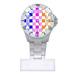 Checkerboard Again 9 Checkerboard Again 9 Plastic Nurses Watch by impacteesstreetwearseven