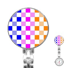 Checkerboard Again 9 Checkerboard Again 9 Stainless Steel Nurses Watch by impacteesstreetwearseven