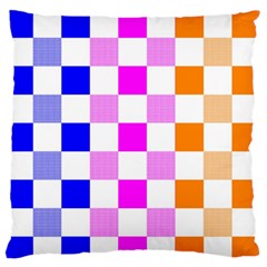 Checkerboard Again 9 Checkerboard Again 9 Standard Flano Cushion Case (one Side) by impacteesstreetwearseven