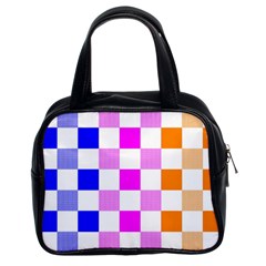 Checkerboard Again 9 Checkerboard Again 9 Classic Handbag (two Sides) by impacteesstreetwearseven