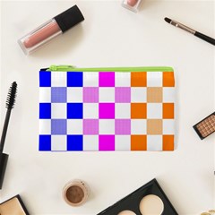 Checkerboard Again 9 Checkerboard Again 9 Cosmetic Bag (xs) by impacteesstreetwearseven