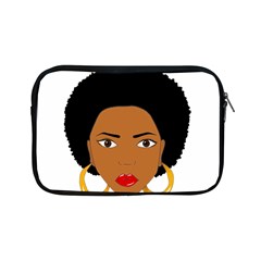 African American Woman With ?urly Hair Apple Ipad Mini Zipper Cases by bumblebamboo