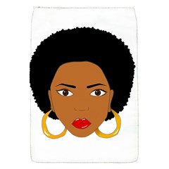 African American Woman With ?urly Hair Removable Flap Cover (s) by bumblebamboo