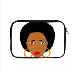 African American Woman With ?urly Hair Apple Macbook Pro 15  Zipper Case by bumblebamboo