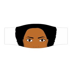 African American Woman With ?urly Hair Stretchable Headband by bumblebamboo