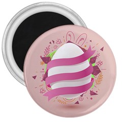 Easter Egg Colorful Spring Color 3  Magnets