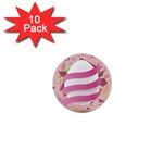 Easter Egg Colorful Spring Color 1  Mini Buttons (10 pack)  Front