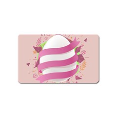 Easter Egg Colorful Spring Color Magnet (Name Card)