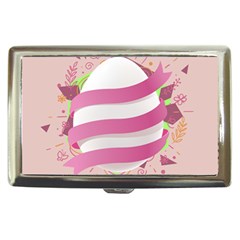 Easter Egg Colorful Spring Color Cigarette Money Case by Pakrebo