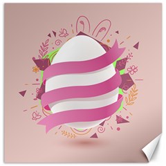 Easter Egg Colorful Spring Color Canvas 16  x 16 