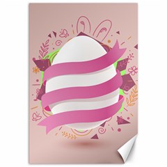 Easter Egg Colorful Spring Color Canvas 20  x 30 