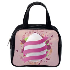 Easter Egg Colorful Spring Color Classic Handbag (One Side)