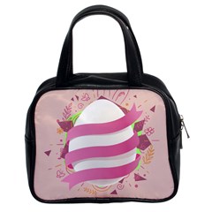 Easter Egg Colorful Spring Color Classic Handbag (two Sides) by Pakrebo