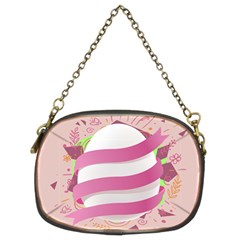 Easter Egg Colorful Spring Color Chain Purse (Two Sides)