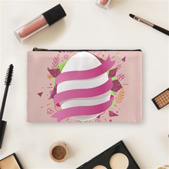 Easter Egg Colorful Spring Color Cosmetic Bag (Medium)