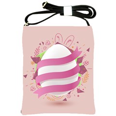 Easter Egg Colorful Spring Color Shoulder Sling Bag by Pakrebo