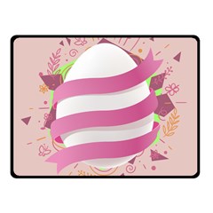 Easter Egg Colorful Spring Color Fleece Blanket (Small)