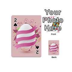 Easter Egg Colorful Spring Color Playing Cards 54 Designs (Mini)