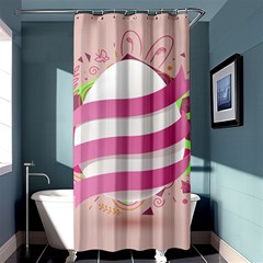 Easter Egg Colorful Spring Color Shower Curtain 36  x 72  (Stall) 