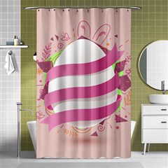 Easter Egg Colorful Spring Color Shower Curtain 48  x 72  (Small) 