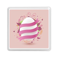 Easter Egg Colorful Spring Color Memory Card Reader (square) by Pakrebo