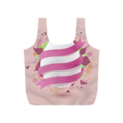 Easter Egg Colorful Spring Color Full Print Recycle Bag (s) by Pakrebo