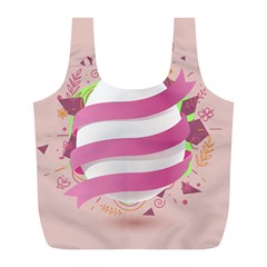 Easter Egg Colorful Spring Color Full Print Recycle Bag (L)