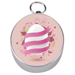 Easter Egg Colorful Spring Color Silver Compasses by Pakrebo