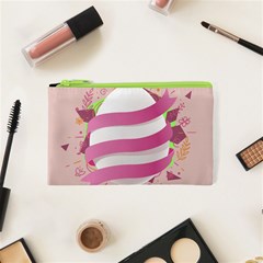 Easter Egg Colorful Spring Color Cosmetic Bag (XS)