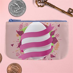 Easter Egg Colorful Spring Color Large Coin Purse by Pakrebo