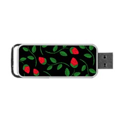 Roses Flowers Spring Flower Nature Portable Usb Flash (one Side) by Pakrebo