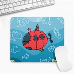 Dive Scuba Ocean Sea Water Fish Large Mousepads by Pakrebo