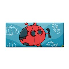 Dive Scuba Ocean Sea Water Fish Hand Towel by Pakrebo