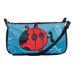 Dive Scuba Ocean Sea Water Fish Shoulder Clutch Bag by Pakrebo