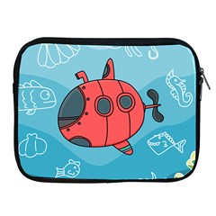 Dive Scuba Ocean Sea Water Fish Apple Ipad 2/3/4 Zipper Cases by Pakrebo