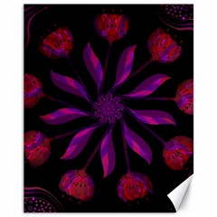 Background Purple Black Red Canvas 11  X 14  by Pakrebo