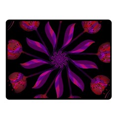 Background Purple Black Red Fleece Blanket (small) by Pakrebo