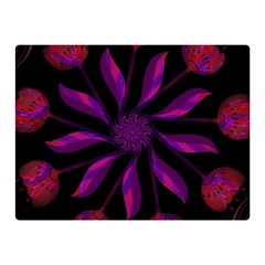 Background Purple Black Red Double Sided Flano Blanket (mini)  by Pakrebo