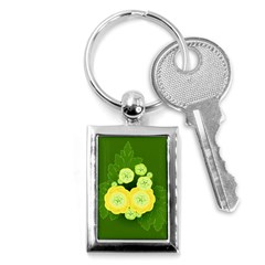 Buttercup Ranunculus Globe Flower Key Chain (rectangle) by Pakrebo