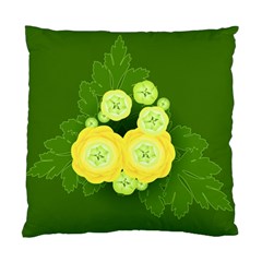 Buttercup Ranunculus Globe Flower Standard Cushion Case (two Sides) by Pakrebo