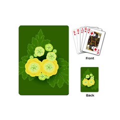 Buttercup Ranunculus Globe Flower Playing Cards Single Design (mini)