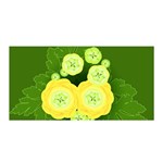 Buttercup Ranunculus Globe Flower Satin Wrap Front