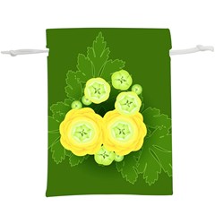 Buttercup Ranunculus Globe Flower  Lightweight Drawstring Pouch (xl) by Pakrebo