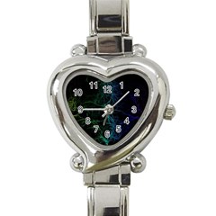 Fractal Lines Wallpaper Backdrop Heart Italian Charm Watch by Pakrebo