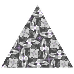 Ornament Pattern Background Wooden Puzzle Triangle