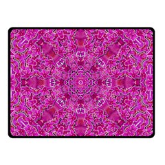 Flowering And Blooming To Bring Happiness Double Sided Fleece Blanket (small)  by pepitasart